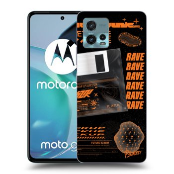 Picasee husă neagră din silicon pentru Motorola Moto G72 - RAVE