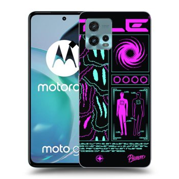 Picasee husă neagră din silicon pentru Motorola Moto G72 - HYPE SMILE