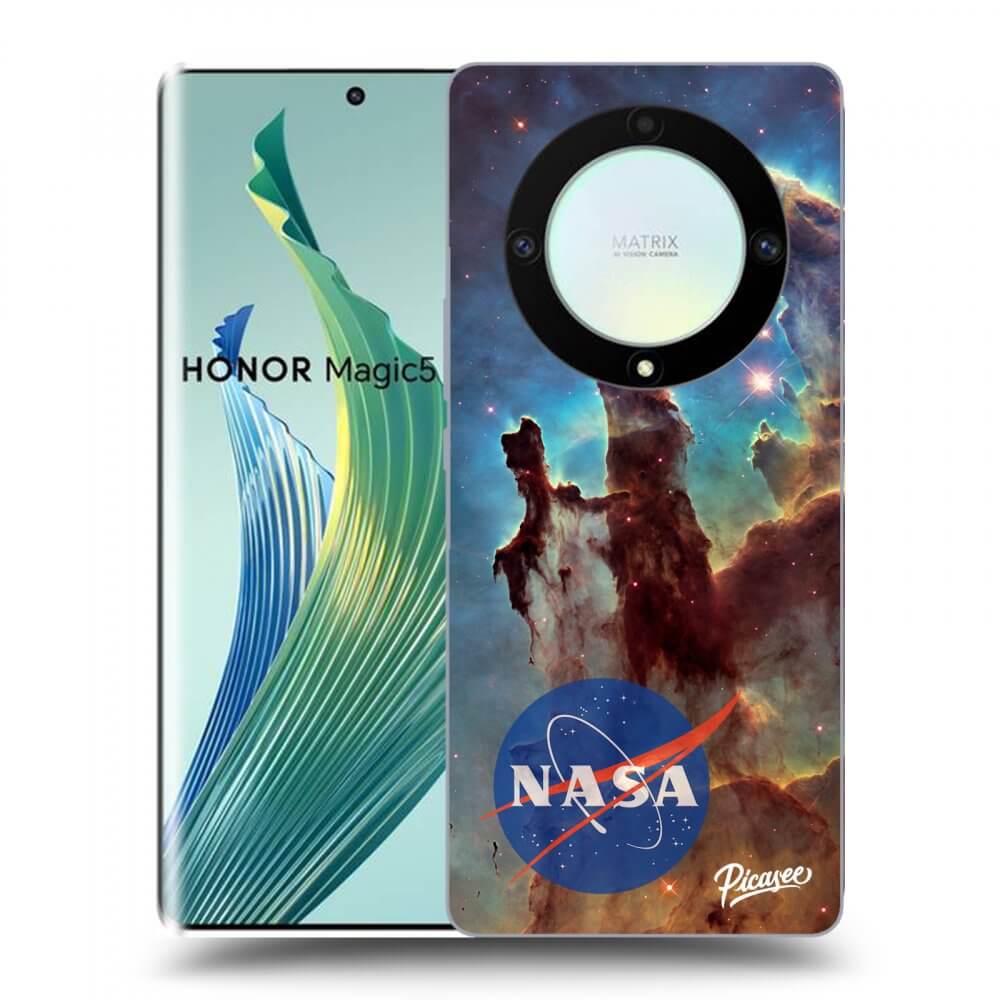 Picasee husă transparentă din silicon pentru Honor Magic5 Lite 5G - Eagle Nebula