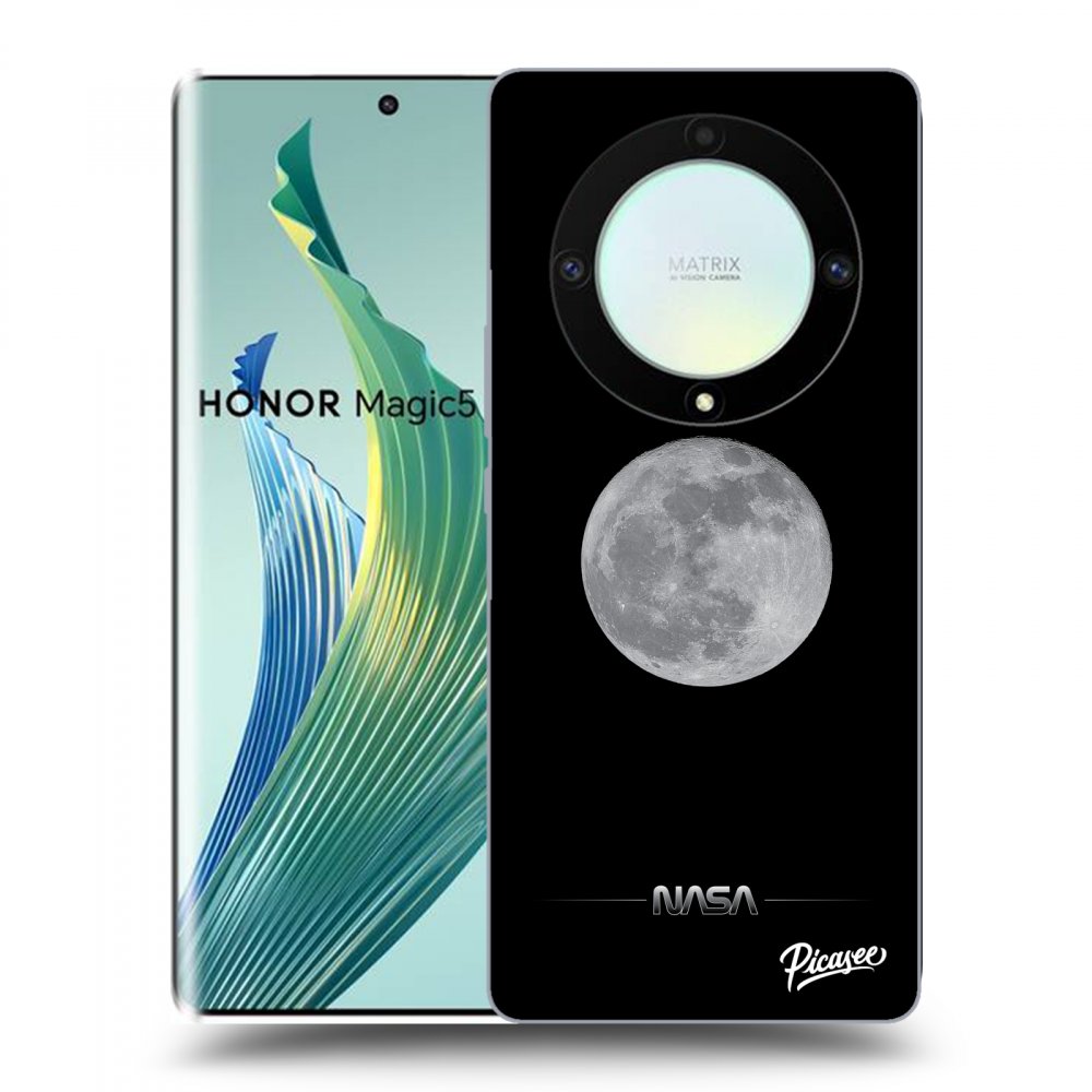 Picasee husă transparentă din silicon pentru Honor Magic5 Lite 5G - Moon Minimal