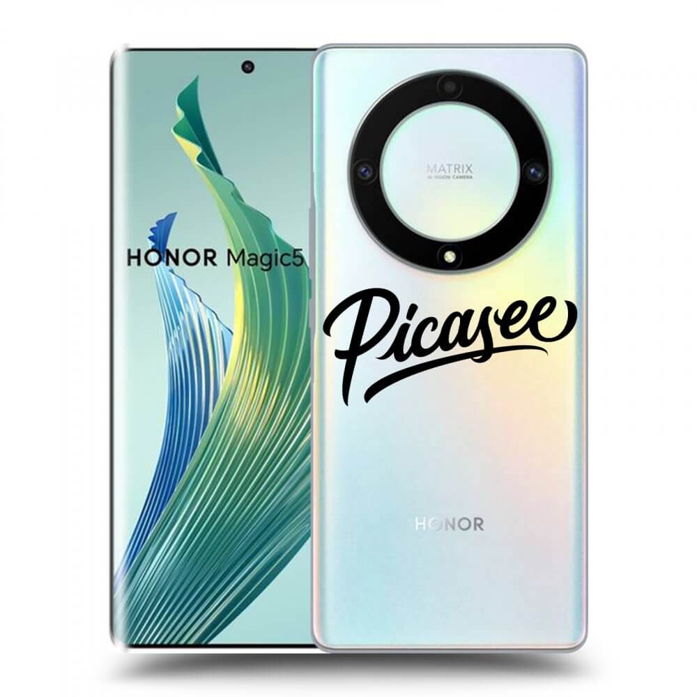 Picasee husă transparentă din silicon pentru Honor Magic5 Lite 5G - Picasee - black