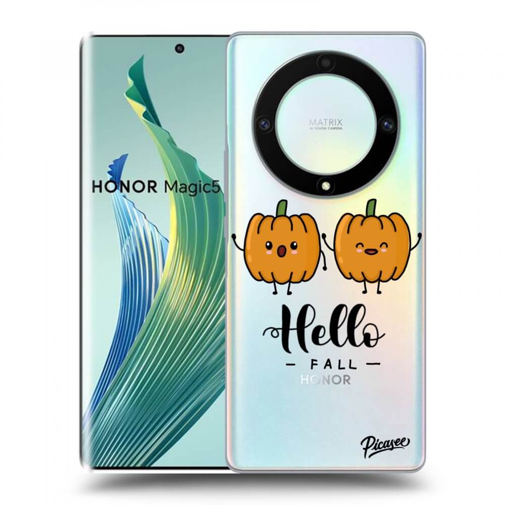 Picasee husă transparentă din silicon pentru Honor Magic5 Lite 5G - Hallo Fall