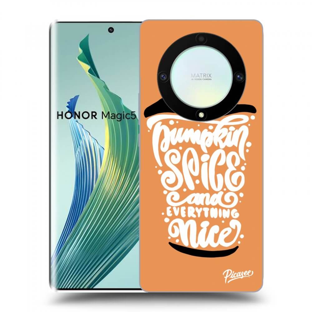 Picasee ULTIMATE CASE pentru Honor Magic5 Lite 5G - Pumpkin coffee