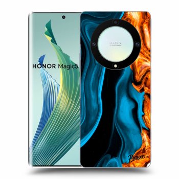 Husă pentru Honor Magic5 Lite 5G - Gold blue
