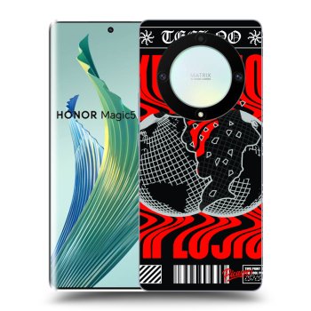 Picasee husă neagră din silicon pentru Honor Magic5 Lite 5G - EXPLOSION