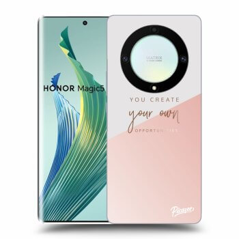 Picasee husă neagră din silicon pentru Honor Magic5 Lite 5G - You create your own opportunities