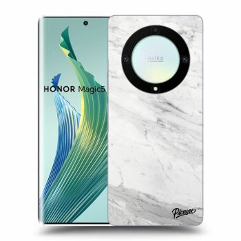 Picasee ULTIMATE CASE pentru Honor Magic5 Lite 5G - White marble