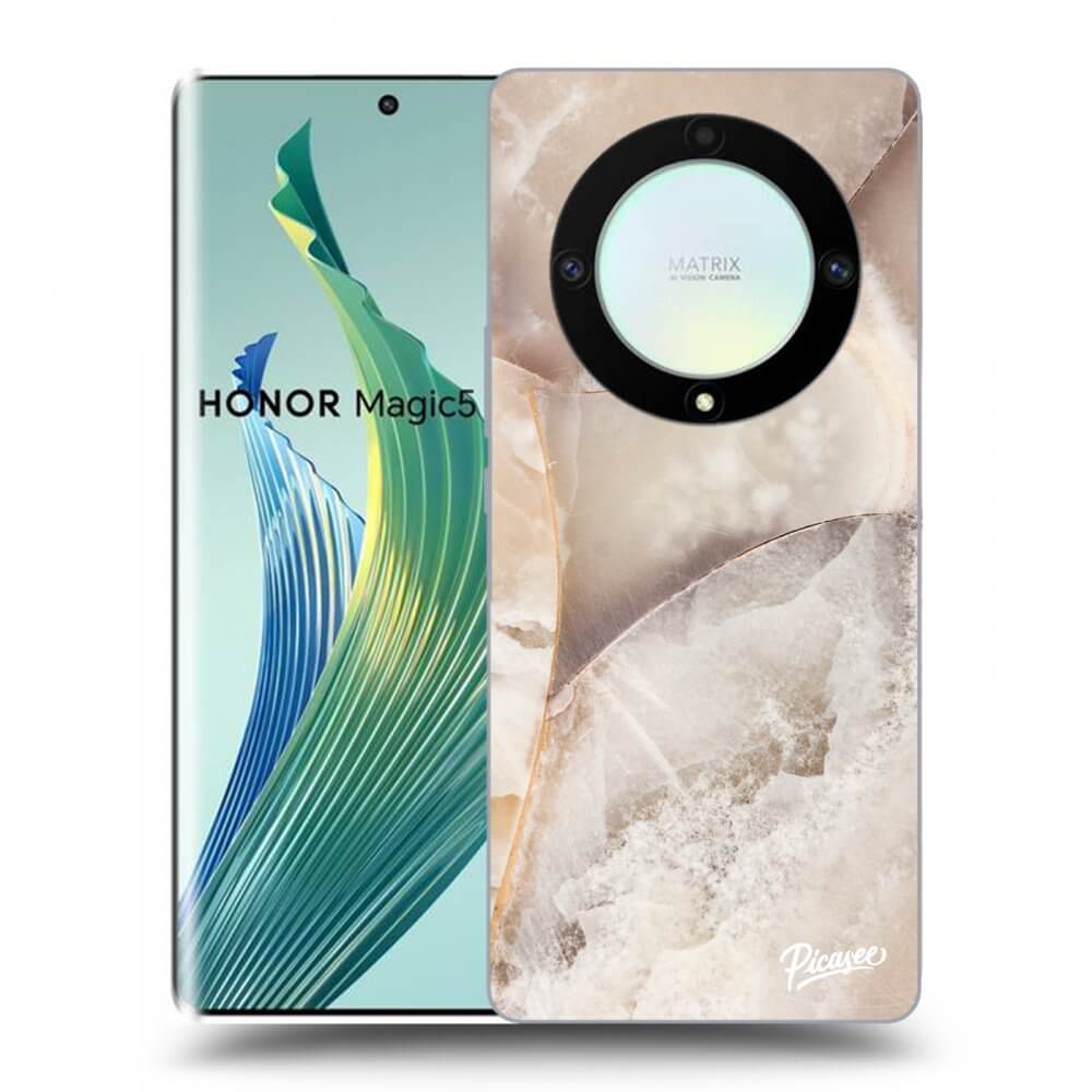 Picasee ULTIMATE CASE pentru Honor Magic5 Lite 5G - Cream marble