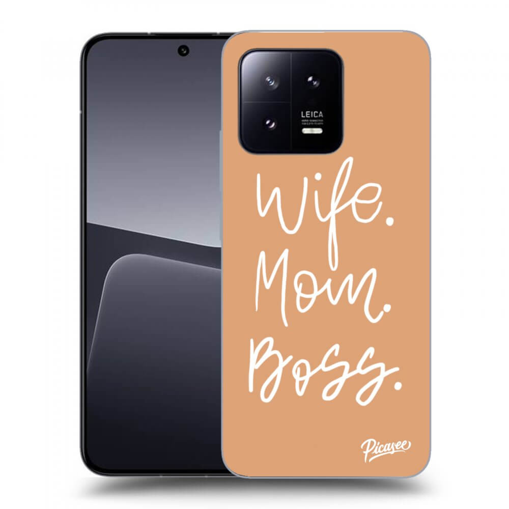 Picasee husă neagră din silicon pentru Xiaomi 13 - Boss Mama