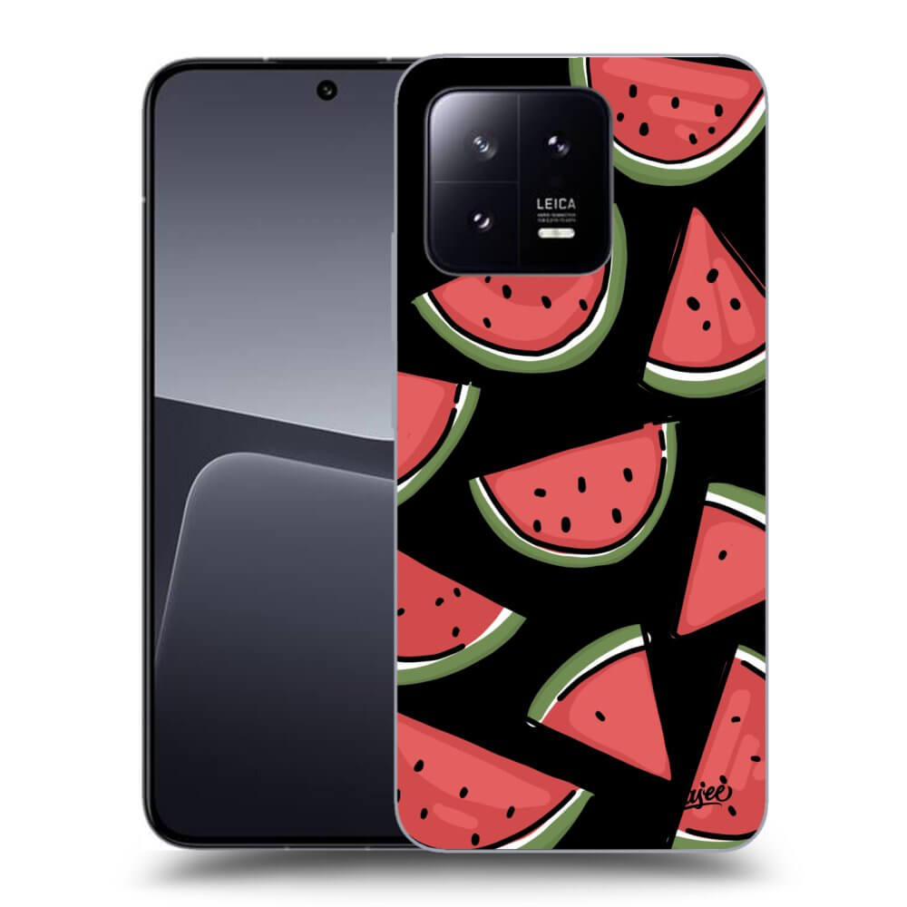 Picasee husă neagră din silicon pentru Xiaomi 13 - Melone