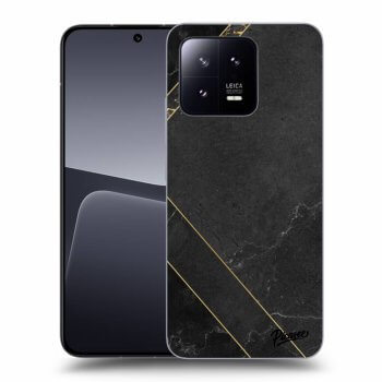 Picasee husă transparentă din silicon pentru Xiaomi 13 - Black tile