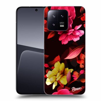 Picasee husă transparentă din silicon pentru Xiaomi 13 - Dark Peonny