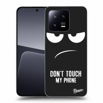 Picasee husă neagră din silicon pentru Xiaomi 13 - Don't Touch My Phone
