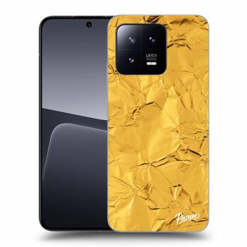 Picasee husă neagră din silicon pentru Xiaomi 13 - Gold