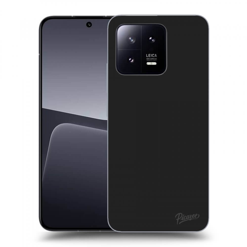 Picasee husă neagră din silicon pentru Xiaomi 13 - Clear