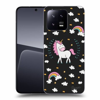 Picasee husă neagră din silicon pentru Xiaomi 13 Pro - Unicorn star heaven