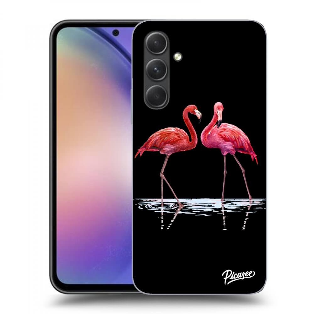Picasee ULTIMATE CASE pentru Samsung Galaxy A54 5G - Flamingos couple