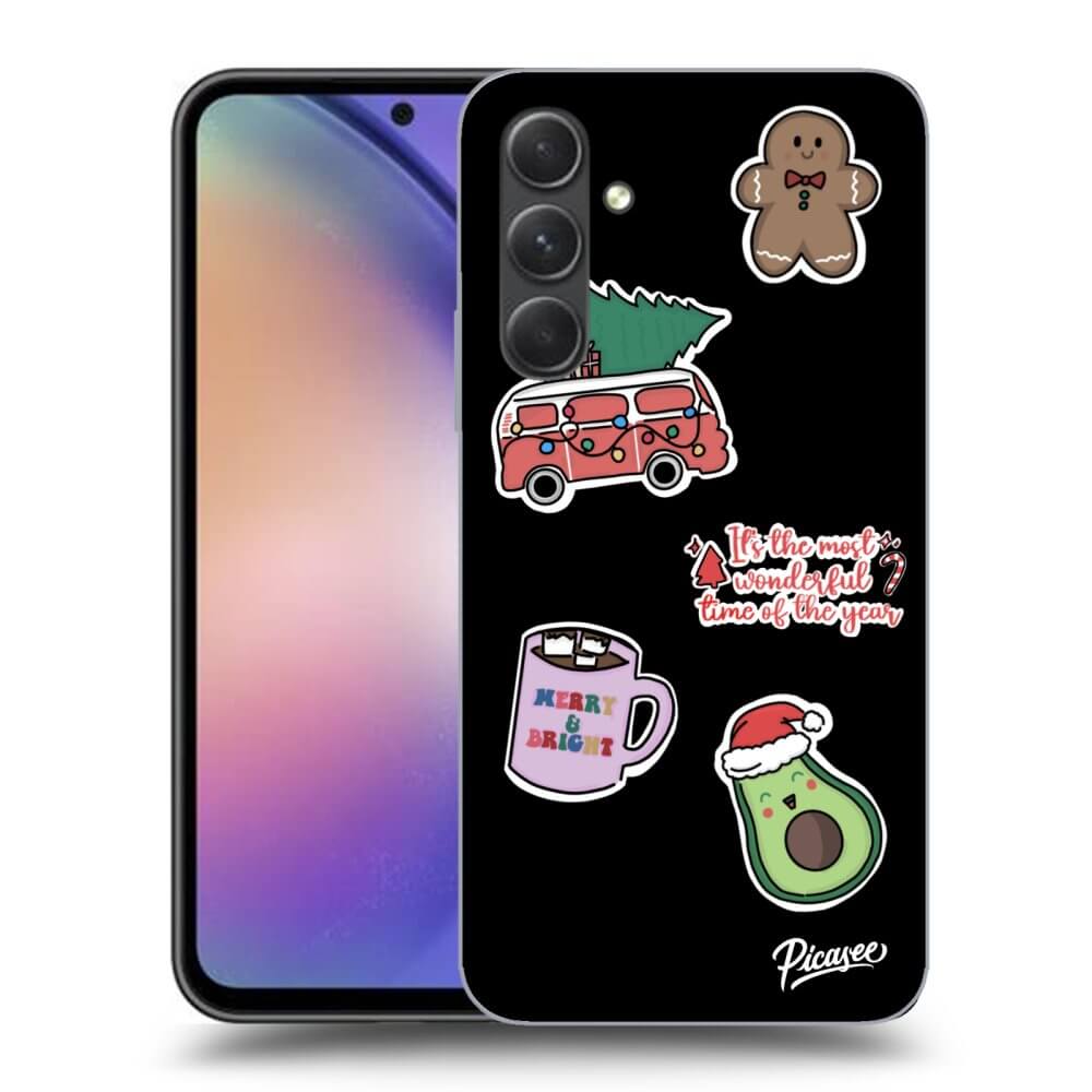 Picasee ULTIMATE CASE pentru Samsung Galaxy A54 5G - Christmas Stickers