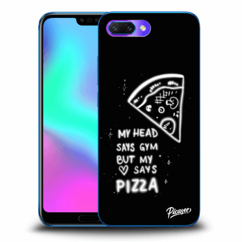 Picasee husă transparentă din silicon pentru Honor 10 - Pizza