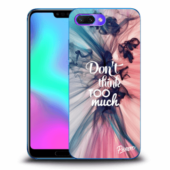 Picasee husă neagră din silicon pentru Honor 10 - Don't think TOO much