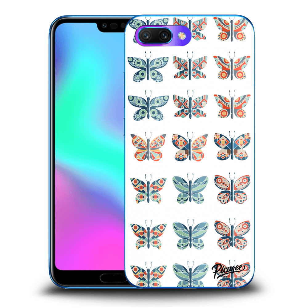 Picasee husă transparentă din silicon pentru Honor 10 - Butterflies