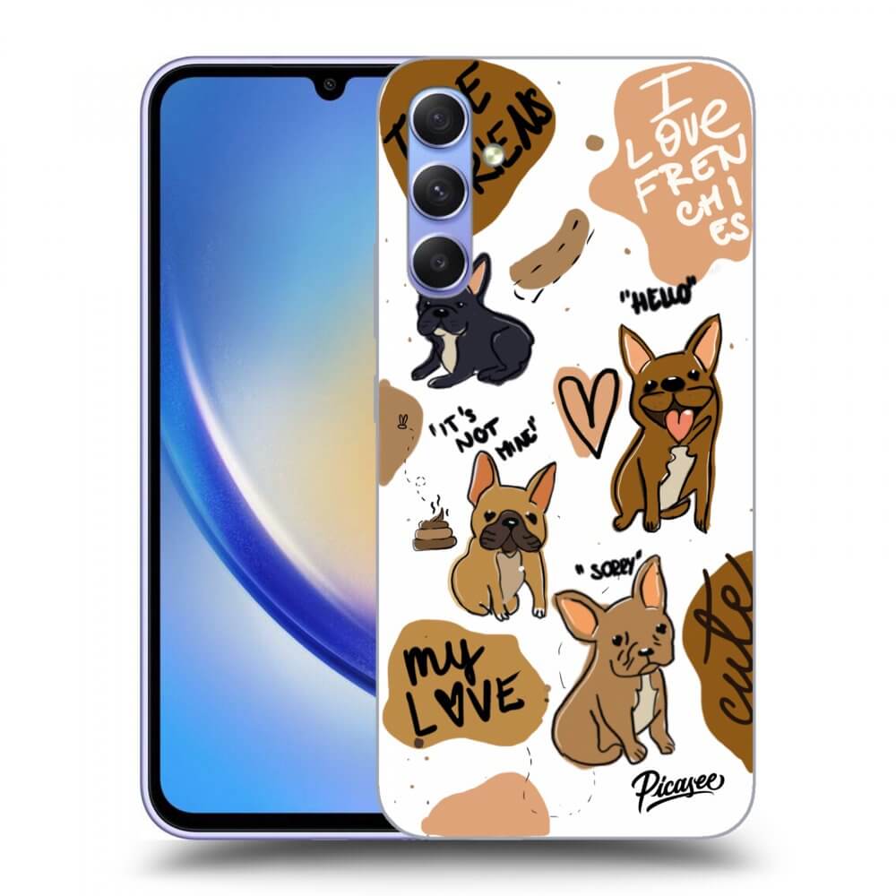 Picasee ULTIMATE CASE pentru Samsung Galaxy A34 5G A346B - Frenchies