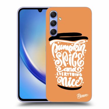 Husă pentru Samsung Galaxy A34 5G A346B - Pumpkin coffee