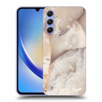 Husă pentru Samsung Galaxy A34 5G A346B - Cream marble