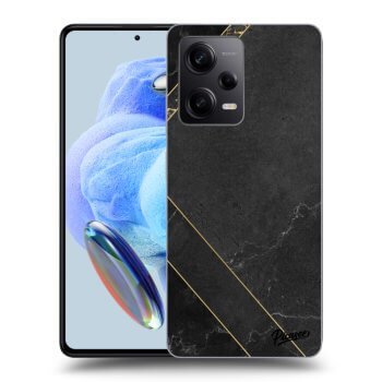 Husă pentru Xiaomi Redmi Note 12 5G - Black tile