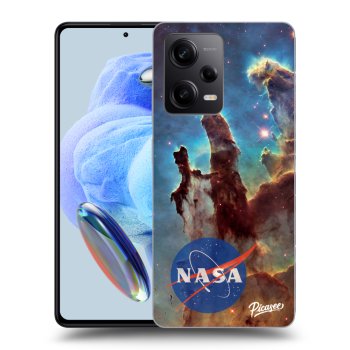 Picasee husă neagră din silicon pentru Xiaomi Redmi Note 12 5G - Eagle Nebula