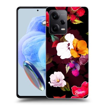 Picasee ULTIMATE CASE pentru Xiaomi Redmi Note 12 5G - Flowers and Berries