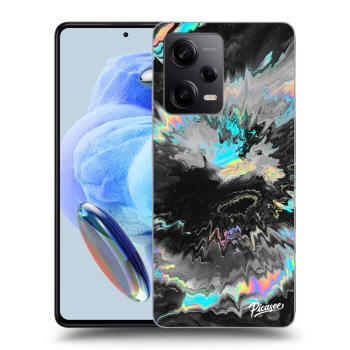 Picasee husă neagră din silicon pentru Xiaomi Redmi Note 12 5G - Magnetic