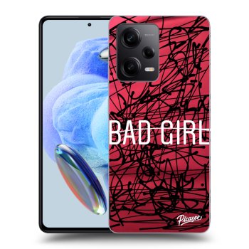 Picasee husă neagră din silicon pentru Xiaomi Redmi Note 12 5G - Bad girl