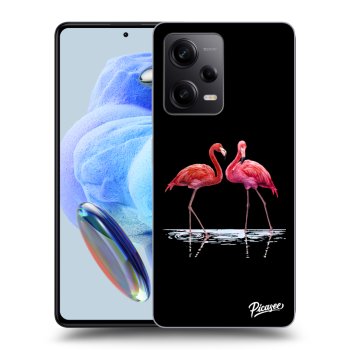 Picasee ULTIMATE CASE pentru Xiaomi Redmi Note 12 5G - Flamingos couple