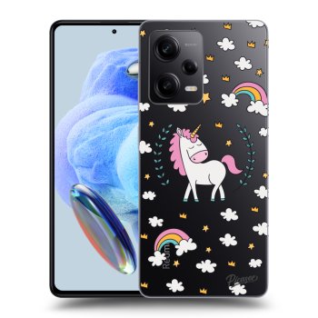 Picasee husă transparentă din silicon pentru Xiaomi Redmi Note 12 5G - Unicorn star heaven