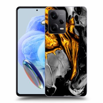 Husă pentru Xiaomi Redmi Note 12 Pro 5G - Black Gold