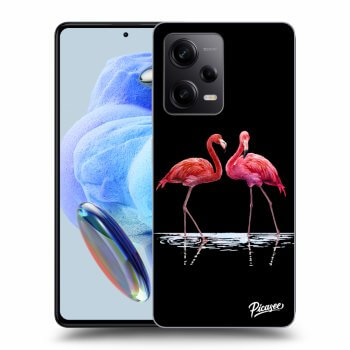 Husă pentru Xiaomi Redmi Note 12 Pro 5G - Flamingos couple
