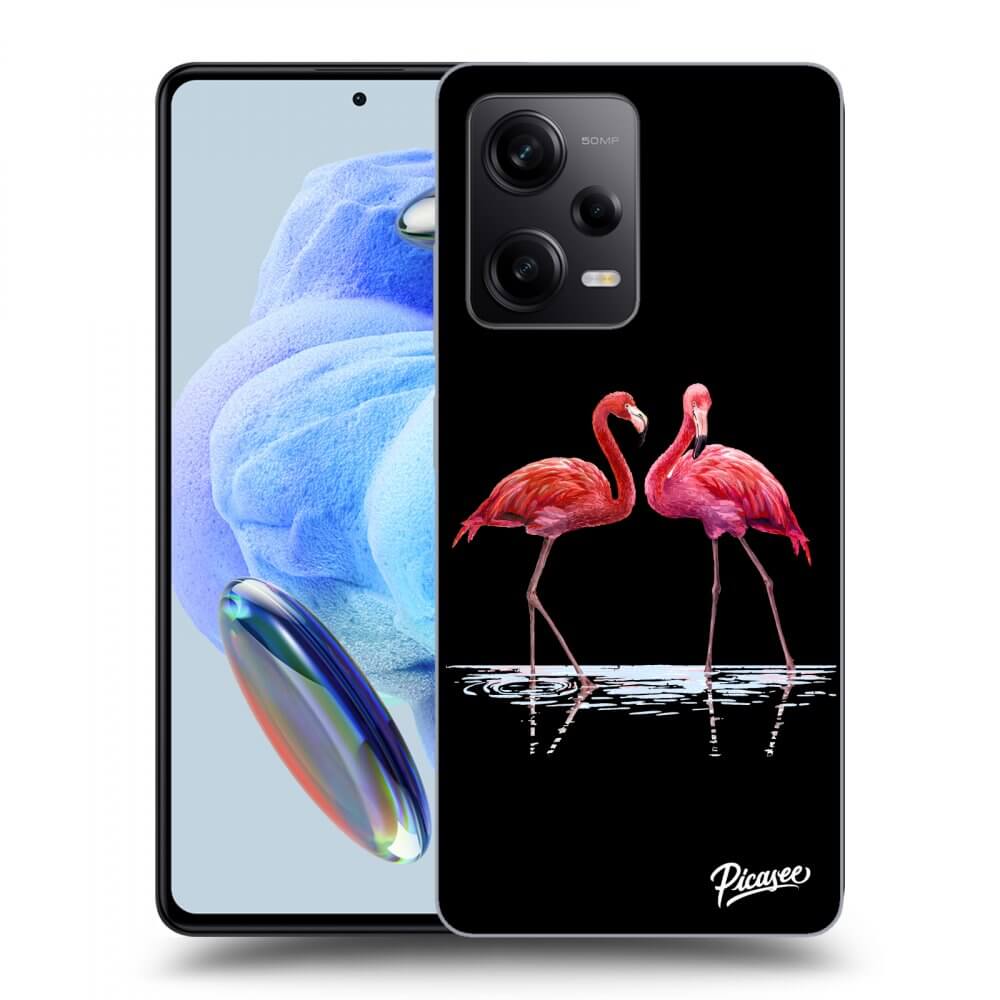 Picasee ULTIMATE CASE pentru Xiaomi Redmi Note 12 Pro+ 5G - Flamingos couple