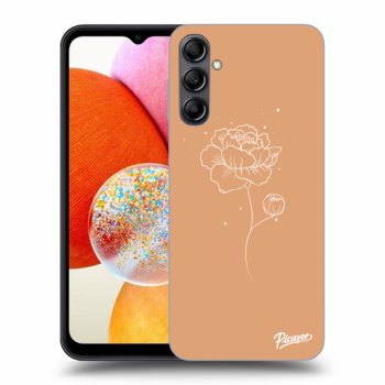 Picasee husă transparentă din silicon pentru Samsung Galaxy A14 4G A145R - Peonies