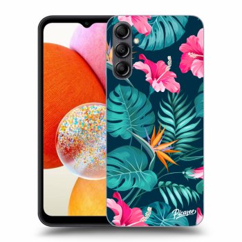 Husă pentru Samsung Galaxy A14 4G A145R - Pink Monstera