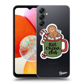 Picasee husă transparentă din silicon pentru Samsung Galaxy A14 4G A145R - Hot Cocoa Club