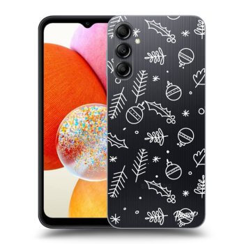 Picasee husă transparentă din silicon pentru Samsung Galaxy A14 4G A145R - Mistletoe