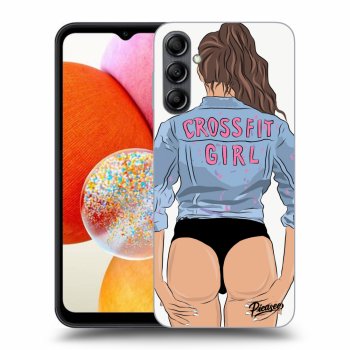 Picasee ULTIMATE CASE pentru Samsung Galaxy A14 4G A145R - Crossfit girl - nickynellow