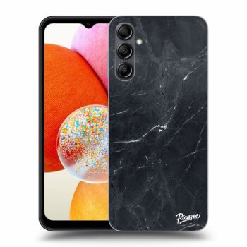 Picasee husă transparentă din silicon pentru Samsung Galaxy A14 4G A145R - Black marble