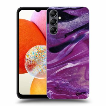 Husă pentru Samsung Galaxy A14 4G A145R - Purple glitter