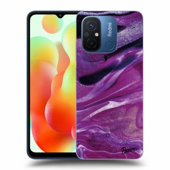 Husă pentru Xiaomi Redmi 12C - Purple glitter