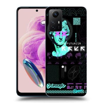 Picasee husă neagră din silicon pentru Xiaomi Redmi Note 12S - RETRO