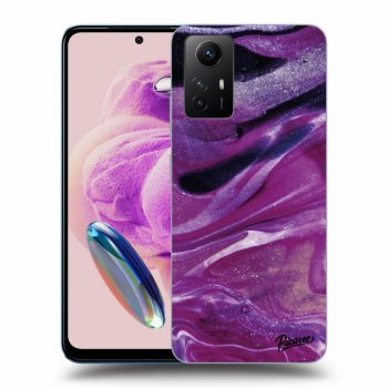 Husă pentru Xiaomi Redmi Note 12S - Purple glitter