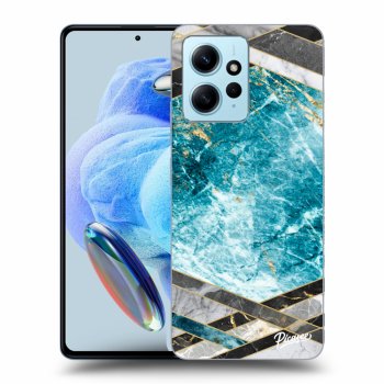 Husă pentru Xiaomi Redmi Note 12 4G - Blue geometry