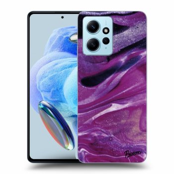 Husă pentru Xiaomi Redmi Note 12 4G - Purple glitter